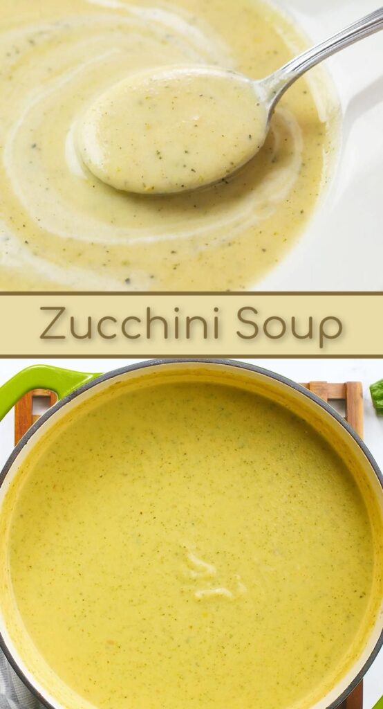 easy zucchini soup recipe