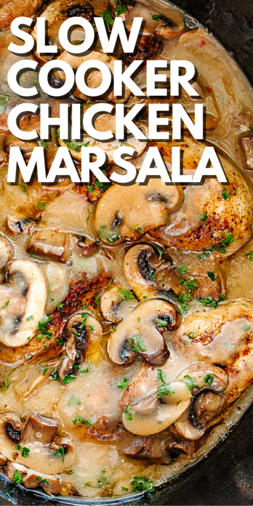 slow cooker chicken marsala