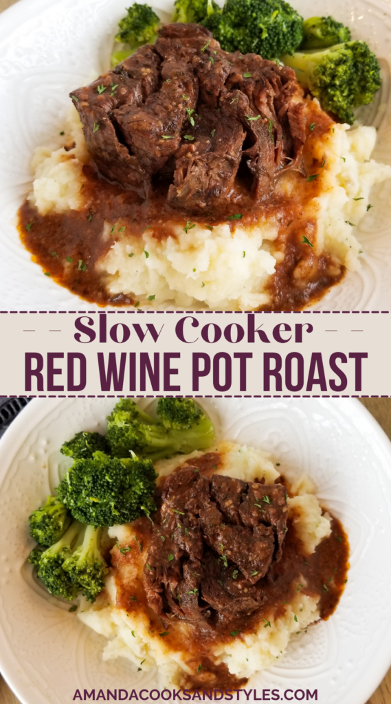 beef pot roast red wine slow cooker