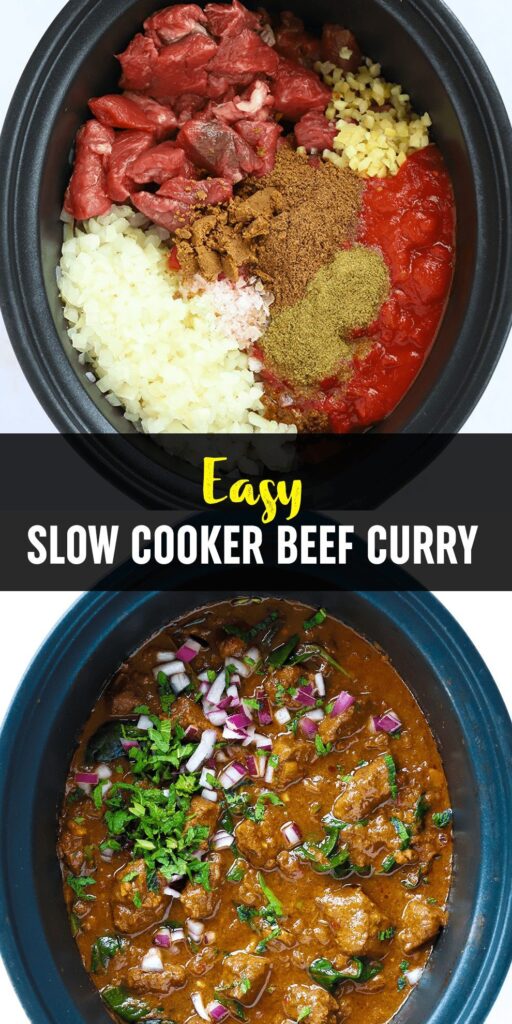 easy slow cooker beef curry