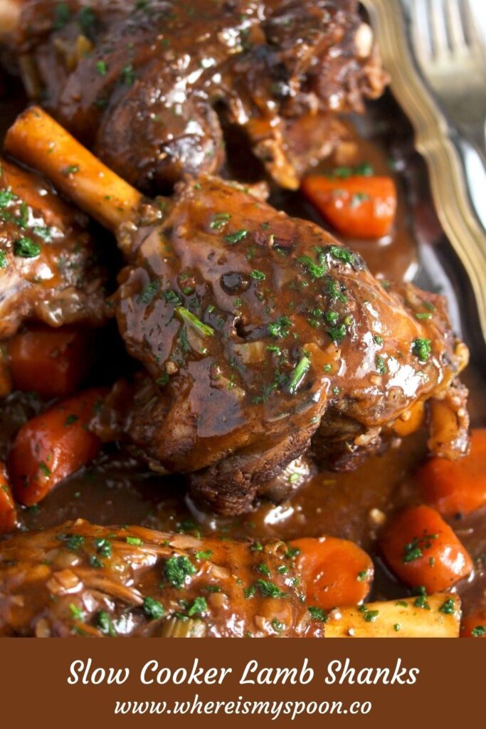 slow cooker lamb shanks