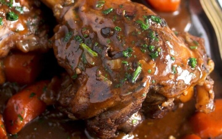 slow cooker lamb shanks