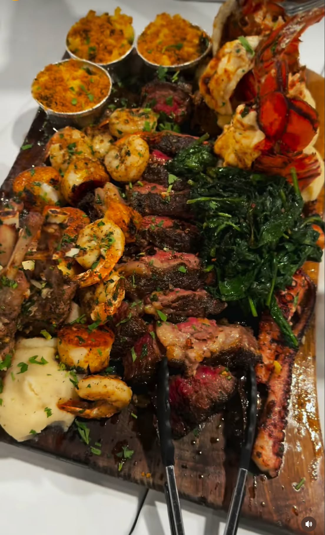 The Grand Mezze Platter: Slow-Roasted Lamb, Charred Vegetables & Whipped Feta