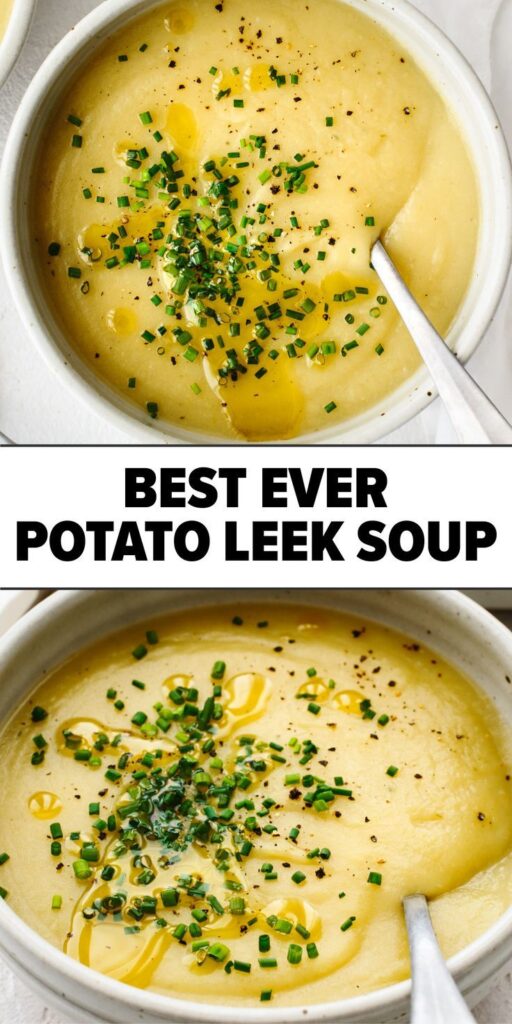 healthy potato leek soup