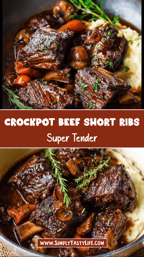 slow cooker beef short ribs