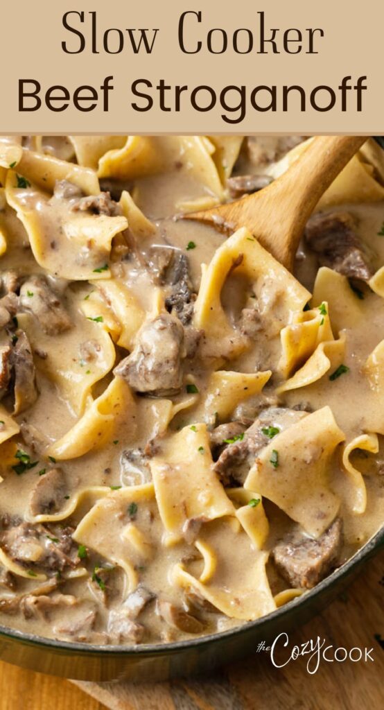 slow cooker beef stroganoff